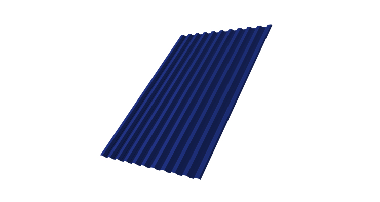Профнастил С21R 0.45 PE RAL 5002 ультрамариново синий