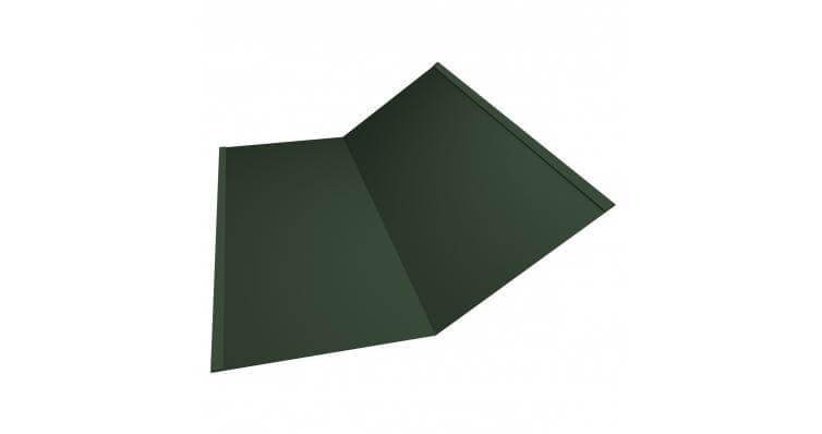 Планка ендовы нижней 300x300 GreenCoat Pural Matt RR 11 темно-зеленый