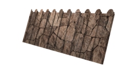 Профнастил С8А фигурный 0,45 Print Elite King Stone TwinColor