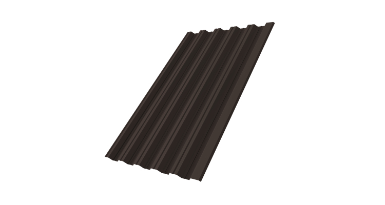 Профнастил HC35R GL 0,5 PurPro Matt 275 RR 32 темно-коричневый