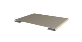 Планка стыковочная 0,45 PE с пленкой RAL 1015 светлая слоновая кость (2м)