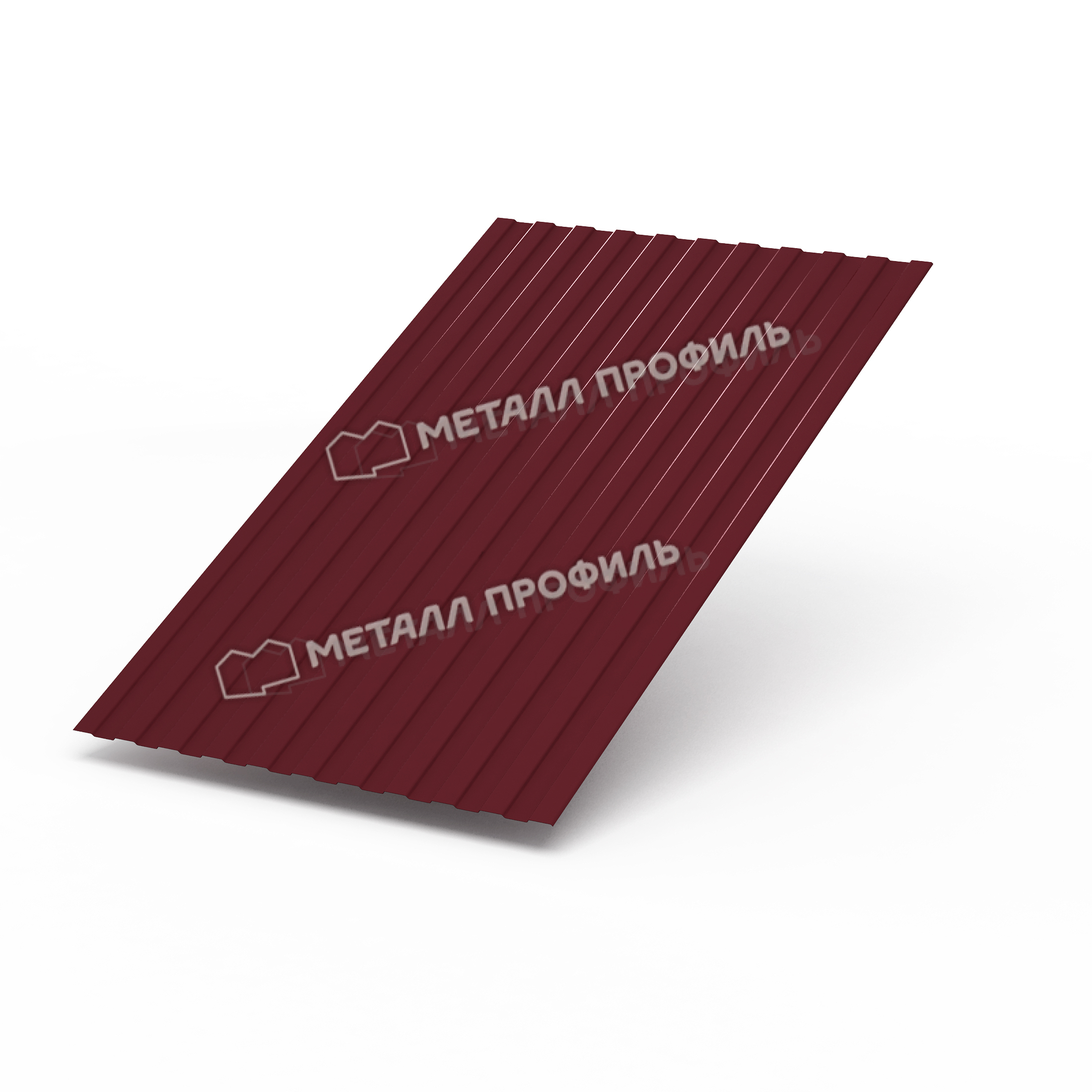 Профнастил С8 x 1150 А PURMAN 20 RAL 3005 толщина листа 0,5 мм