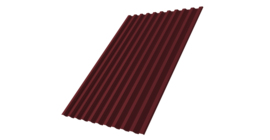 Профнастил С21R 0,5 Satin Matt TX RAL 3005 красное вино