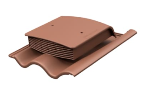 Аэратор Скатный KTV для волновой черепицы (Франкфуртская, Таунус, Янтарь) Коричневый