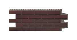 Фасадная панель GL Клинкерный кирпич Design Plus кофе с темно-бежевым швом