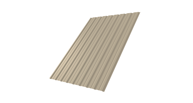 Профнастил С10В 0.45 PE RAL 1015  светлая слоновая кость