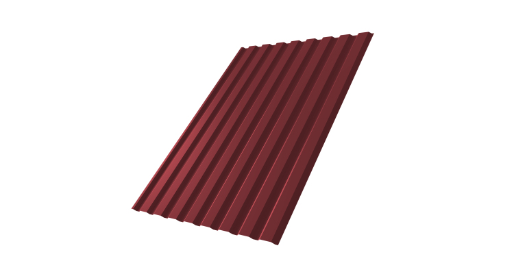 Профнастил С20А 0.45 Drap RAL 3005 красное вино