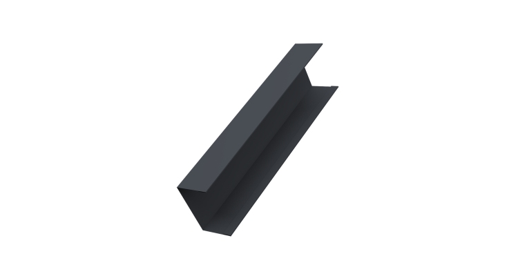 Крышка жалюзи Milan, Tokyo для калиток, ворот 0,45 PE-Double RAL 7024 мокрый асфальт (2м)