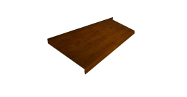 Отлив простой 200 0,45 Print Premium Golden Wood Intense FTC (2м)