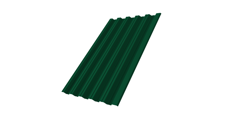 Профнастил НС35R 0,45 Drap TR RAL 6005 зеленый мох
