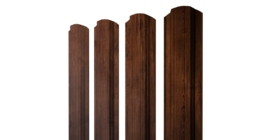 Штакетник Прямоугольный фигурный 0,4 Print Premium Cherry Wood Fresh TwinColor