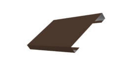 Ламель лицевая 150 забора жалюзи Texas 0.45 PE с пленкой RAL 8017 шоколад