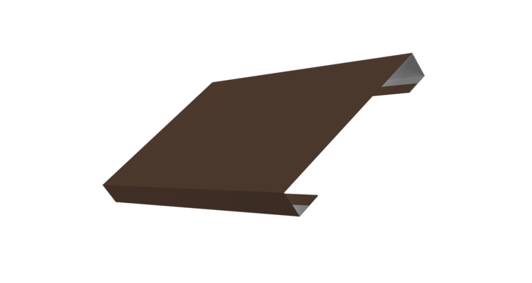 Ламель лицевая 150 забора жалюзи Texas 0.5 Drap TX RAL 8017 шоколад