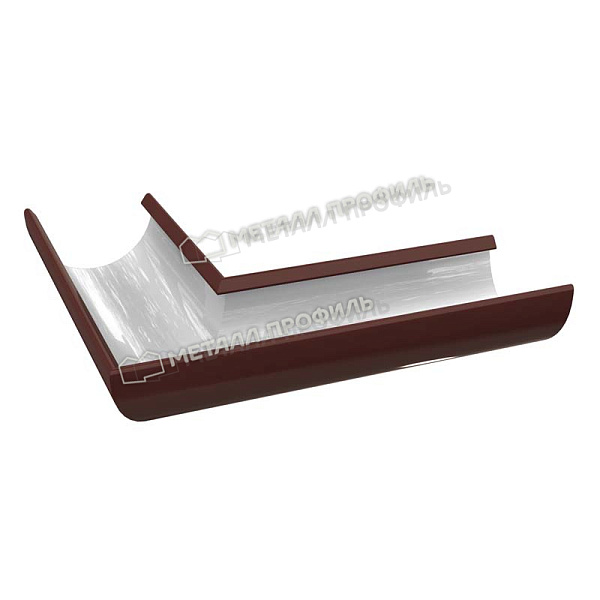 Угол желоба Металл Профиль ПРОЕКТ D185 RAL 8017