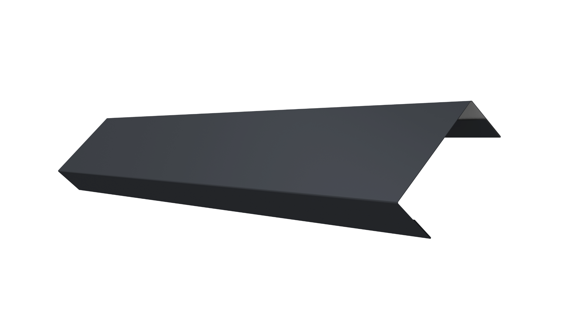 Ламель обратная 50 забора жалюзи Texas 0.5 PurLite Matt с пленкой RAL 7024 мокрый асфальт