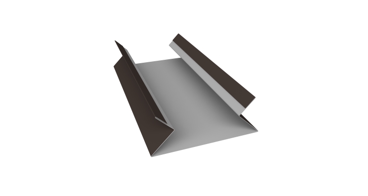 Планка угла внутреннего составная верхняя 0,45 Drap ST RR 32 темно-коричневый (2м)