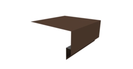 Планка околооконная сложная Экобрус Grand Line 250х75х25 0,45 PE с пленкой RAL 8017 шоколад (3м)