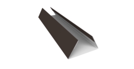 Планка стыковочная составная нижняя 0,45 Drap ST RR 32 темно-коричневый (3м)