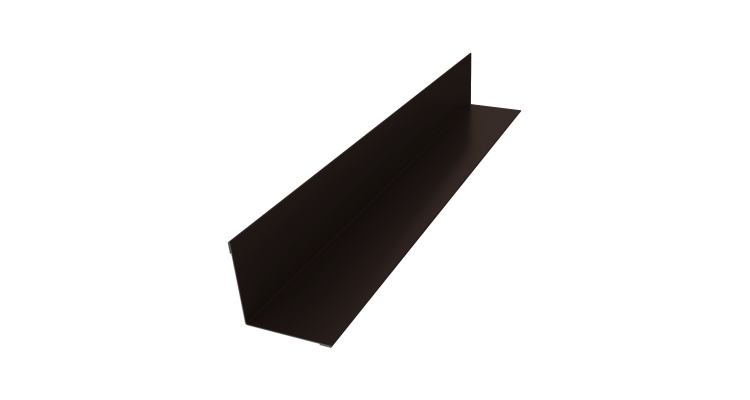 Угол внутренний 50х50 0,45 Drap ST RR 32 темно-коричневый (3м)