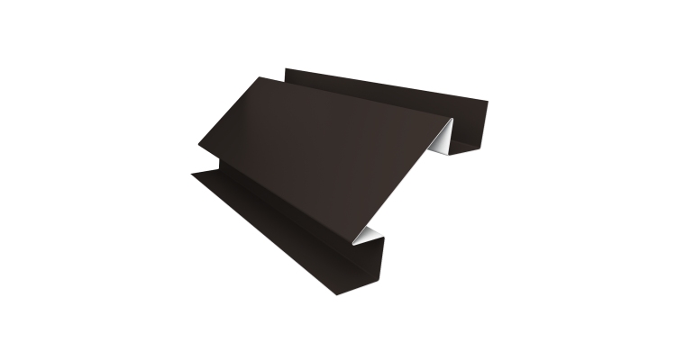 Угол внутренний сложный 75мм 0,5 Satin Matt RR 32 темно-коричневый (2м)