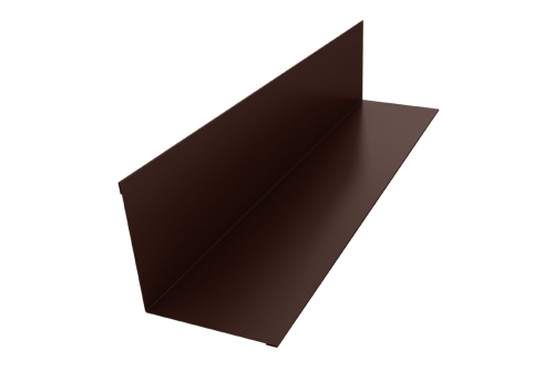 Угол внутренний 110х110 0,45 Drap TX RAL 8017 шоколад (3м)