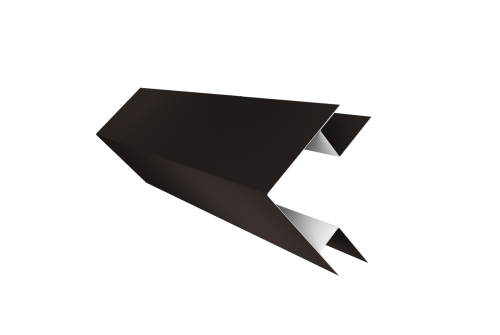 Угол внешний сложный 75х75 0,5 Drap TX RR 32 темно-коричневый (2м)