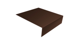 Планка лобовая/околооконная простая 190х50 0,5 Drap TX RAL 8017 шоколад (3м)