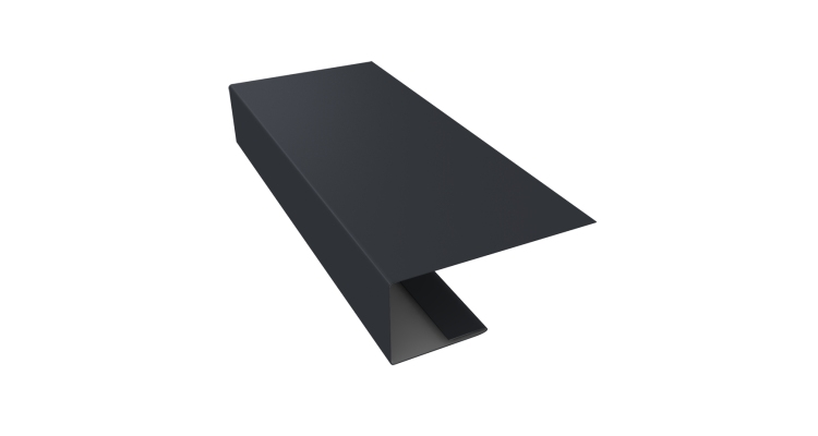 J-Профиль 18мм 0,5 Drap TX RAL 7024 мокрый асфальт (2м)