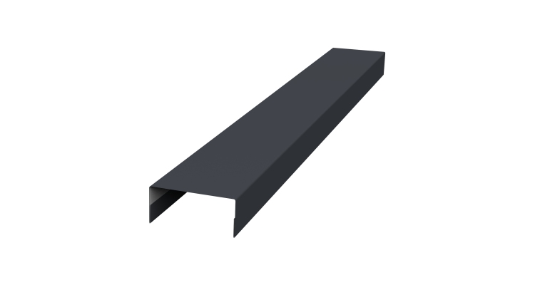 Крышка 30х15 жалюзи Texas 0,5 Atlas X RAL 7024 мокрый асфальт (3м)