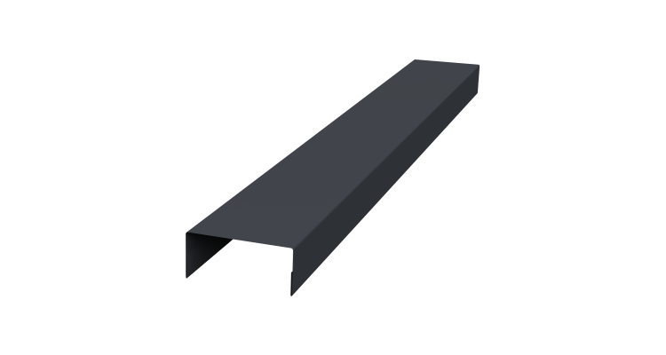 Крышка 30х20 жалюзи Texas 0,5 Satin Matt RAL 7024 мокрый асфальт (3м)