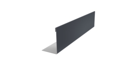 Нащельник 150 Texas 25х350,5 Satin Matt TX RAL 7024 мокрый асфальт (L2,0)