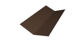 Планка ендовы нижней 300х300 0,45 Drap TR RAL 8017 шоколад (2м)
