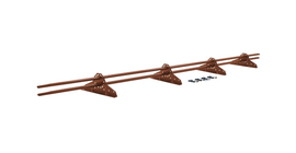 Снегозадержатель трубчатый Grand Line RAL 8004 3м