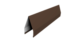 Ламель забора жалюзи Tokyo 0,5 PurLite Matt с пленкой RAL 8017 шоколад