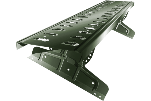 Мостик переходной 0,62 RAL 6020 хромовая зелень