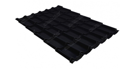 Профиль волновой классик Grand Line 0,45 покрытие Drap цвет RAL 9005 черный